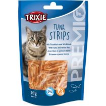 Лакомство Trixie Tuna Strips для кошек, белая рыба и тунец, 20 г