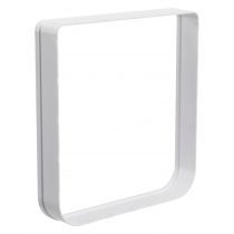 Тунель Trixie для дверцят 4-Way Flap Door, пластик, білий, 27 мм, 15.9×16.8 см