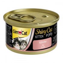 Вологий корм GimCat Shiny Kitten для кошенят, з куркою, 70 г