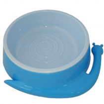 Пластикова миска AnimAll в формі равлика, для котів, L, 350 мл, блакитна