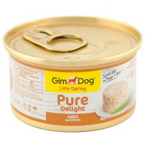 Вологий корм GimDog LD Pure Delight для карликових і малих порід собак, з куркою, 85 г