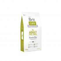 Сухий корм Brit Care Adult Small Breed Lamb&Rice, для собак до 10 кг, з ягням і рисом, 7.5 кг