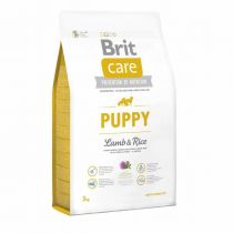 Сухий корм Brit Care Puppy Lamb&Rice, для цуценят, з ягням і рисом, 3 кг