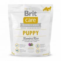 Сухий корм Brit Care Puppy Lamb&Rice, для цуценят, з ягням і рисом, 1 кг