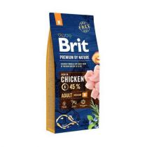 Сухий корм Brit Premium Dog Adult M, для дорослих собак середніх порід, 15 кг