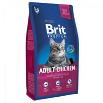 Сухий корм Brit Premium Cat Adult Chicken для котів, з куркою, 8 кг