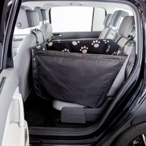 Покривало Trixie для собак, на заднє сидіння автомобіля, чорно-бежевий, 65×145 см
