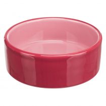 Миска керамічна Trixie, для собак, 0.3 л, 12 см, рожевий
