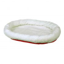 Лежак Trixie для котів, вовняний, двосторонній, білий, 47×38 см