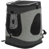 Рюкзак-переноска Trixie Timon для собак, чорно-сірий, 34×44×30 см