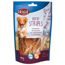 Ласощі Trixie Ducky Stripes для собак, качка, 100 г