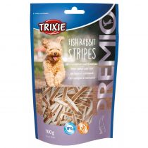 Їстівні палички Trixie Fish Rabbit Stripes для собак, кролик з тріскою, 100 г