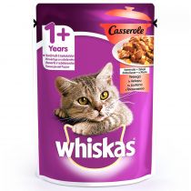 Вологий корм Whiskas Casserole для котів, з яловичиною в желе, 85 г