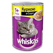 Консерва Whiskas для котів, з куркою, 400 г