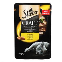 Вологий корм Sheba для котів, з куркою в соусі, 85 г