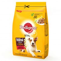 Сухий корм Pedigree для собак малих порід, з яловичиною і овочами, 400 г