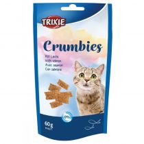 Ласощі Trixie Crumbies для котів, лосось, з додаванням таурину, 60 г