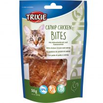 Ласощі Trixie Catnip Chicken Bites для котів, курка, котяча м'ята, 50 г