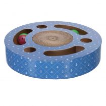 Драпак-барабан Trixie, для котів, картонний, 33×5.5 см, синій
