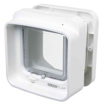 Дверцята Trixie SureFlap Dual Scan 4-Way Cat Flap, для кішок, 21 × 21 см, білий