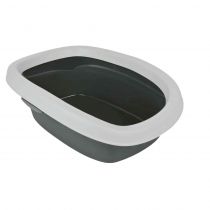 Туалет Trixie Carlo для котів, сіро-чорний, 31×14×43 см