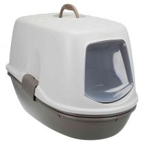 Туалет з рамкою і сіткою Trixie Berto, для кішок, 39 × 42 × 59 см, темно-сірий