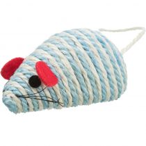 Іграшка Trixie для кішок, миша мотузкова, 10 см