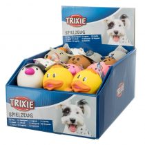Набір м'ячів-звірів Trixie для собак, 6 см, латекс, упаковка 24 шт.