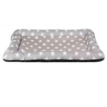 Лежак-матрас Trixie Stars для собак, сіро-чорний, білий, 100×70 см