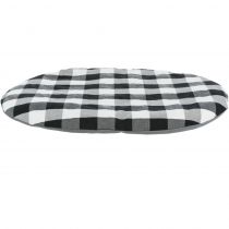 Лежак-матрас Trixie Scoopy для собак, чорний, сіро-білий, 86×56 см