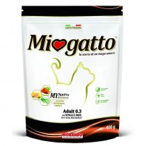 Сухий корм Morando MioGatto Adult Veal & Barley для котів, з телятиною і ячменем, 400 г