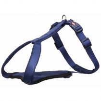 Шлея Trixie Premium Y-Harness XXS-XS для собак, 30-37 см, 10 мм, індиго