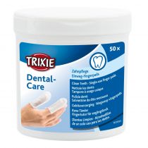 Серветки одноразові Trixie, для чищення зубів, 50 шт