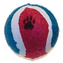 Іграшка Croci тенісний м'ячик, для котів, з лапкою, 4.5 см, ціна за 1 шт