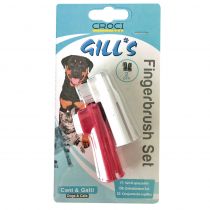 Зубна щітка Croci Gill's для собак, 2 шт