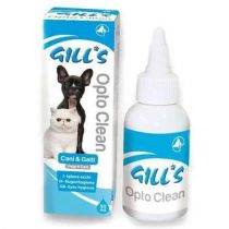 Краплі для очей Croci Gill's Opto Clean для котів і собак, гігієнічні, 50 мл
