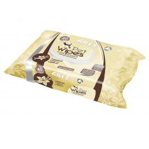 Вологі серветки Croci Gill's Vanilla для котів і собак, з ароматом ванілі, 40 шт