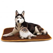 Зігріваючий килимок Croci Thermo для котів і собак, коричневий, 110×72 см