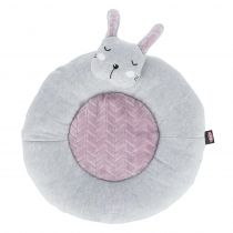 Лежак Trixie Junior для собак, круглий, у вигляді зайчика, сіро-бузковий, 40 см