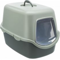 Туалет-домик Trixie Be Eco Vico, для кішок, 40 × 40 × 56 см, антрацит / сіро-зелений