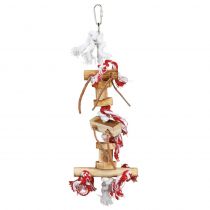 Іграшка підвісна Trixie Wooden Toy on Rope, для птахів, 35 см