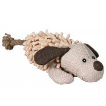 М'яка іграшка собака-піщалка Trixie, для собака, плюшева з мотузкою, 30 см