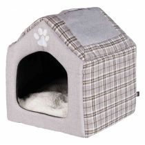 Лежак-печера Trixie Silas для котів, сірий, 40×45×40 см