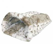 Лежак-печера Trixie Lieka для котів, бежево-білий, 46×33×27 см