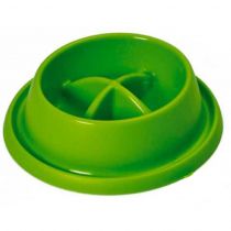 Миска Georplast Adagio Small для собак, пластик, 21.5×20.5×5.5 см, зелена