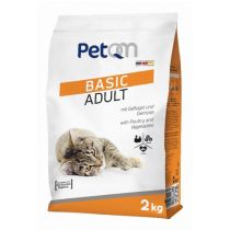 Сухий корм PetQM Cat Basic Adult with Poultry & Vegetables для котів, з птицею і овочами, 2 кг