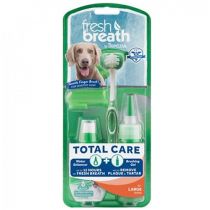 Набір TropiClean Fresh Breath для догляду за ротовою порожниною, для собак великих порід, 59 мл