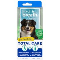 Набір TropiClean Fresh Breath No Brushng для чищення зубів, для собак, добавка в воду і гель, 30 мл / 118 мл