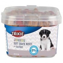 Лакомство Trixie Junior для щенков, с кальцием, со вкусом курицы, баранины и лосося, 140 г