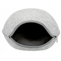 Лежак-печера Trixie Luna для котів, сірий, 58×39×54 см